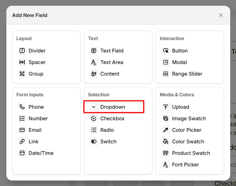 Select Dropdown Option